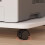 Printer Stand Under Desk Rolling Storage Rack with Casters Durable Wood for Home Office 4
