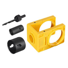 Türschloss-Lochsäge-Set 1-3/4 Zoll, Rot/Gelb