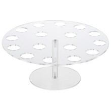 Ice Cream Cone Holder 16Hole Transparent Acrylic Stand for Party Display Birthday Picnic Restaurant