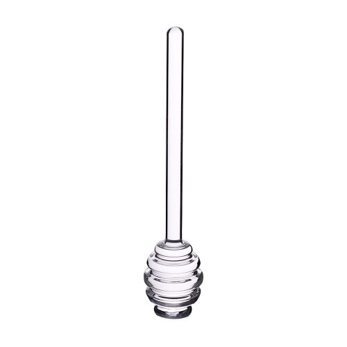 Glass Honey Dipper for Jars 15cm Long Handle Stick Precise Honey Control Easy Clean Baking Tool