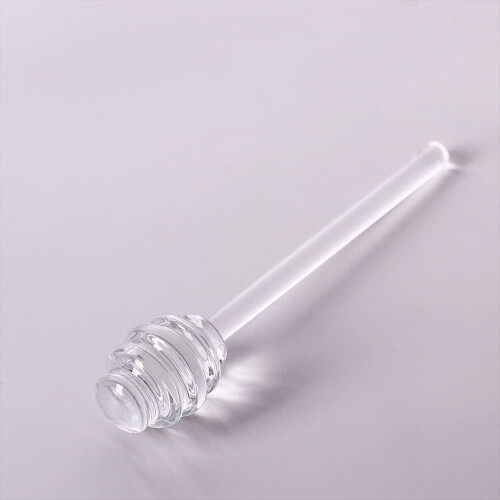 Glass Honey Dipper for Jars 15cm Long Handle Stick Precise Honey Control Easy Clean Baking Tool 1