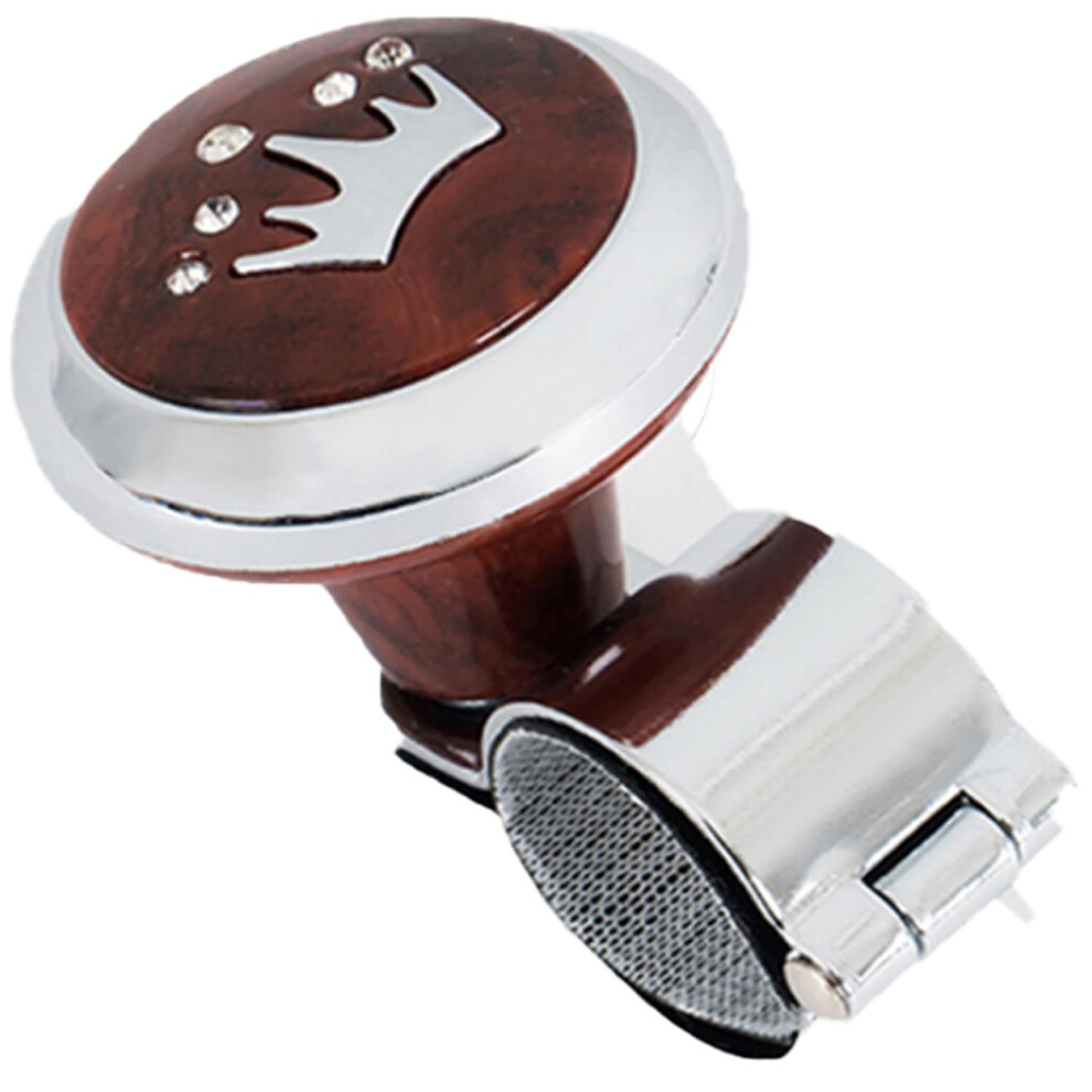 Universal Nonslip Steering Wheel Spinner Knob With Wood Abs For Comfortable Driving Peach 9455672312813
