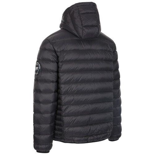 Trespass (L, Black / Rust) Trespass Mens Down Jacket Packaway Whitman II 2