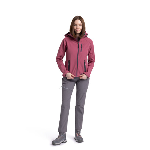 Trespass (12, Rose Blush) Trespass Womens Softshell Jacket - Bela II 1