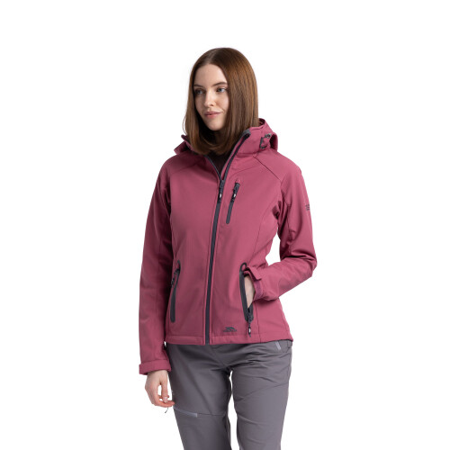 Trespass (12, Rose Blush) Trespass Womens Softshell Jacket - Bela II 2