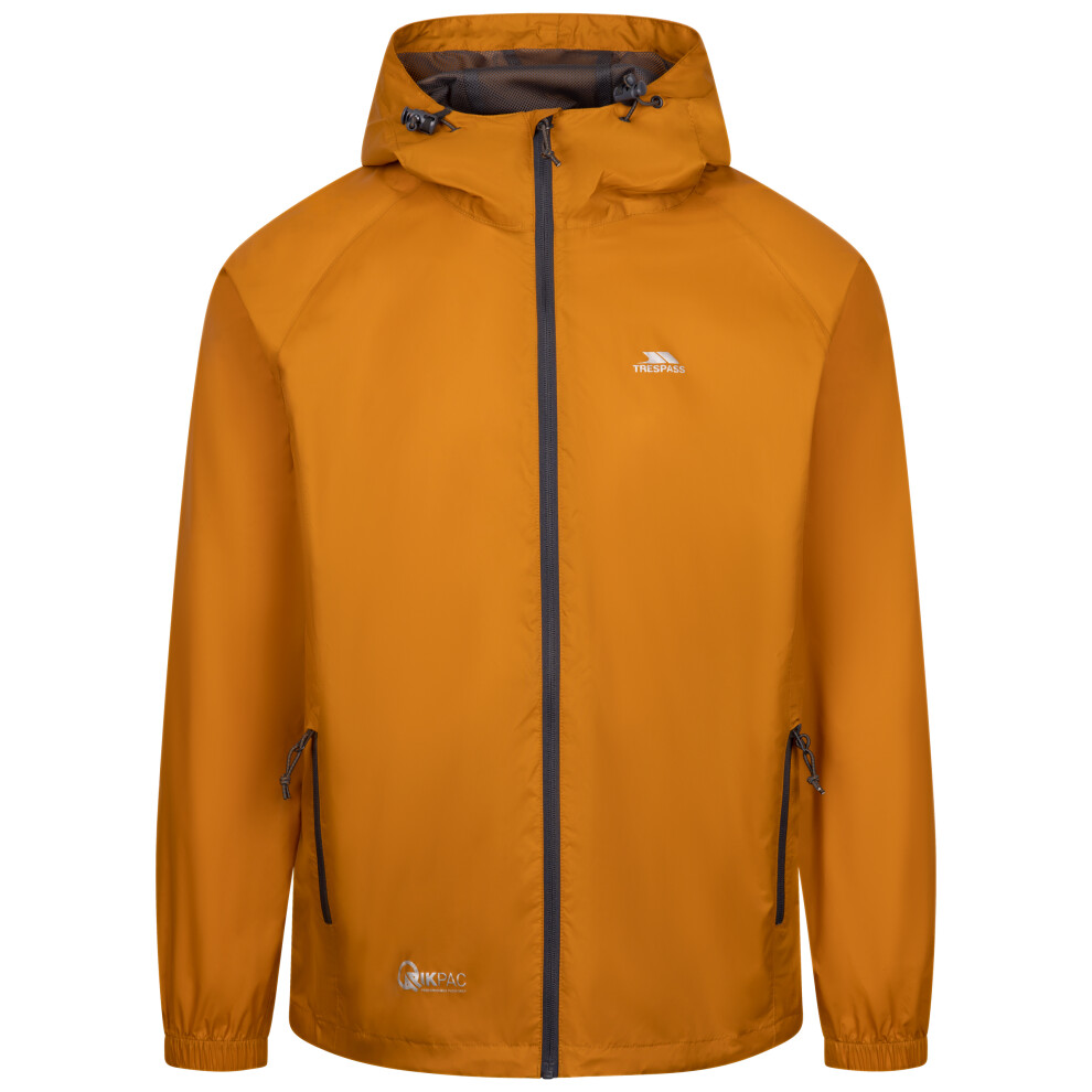 Trespass (Xl, Ginger) Unisex Waterproof - Qikpac Jacket