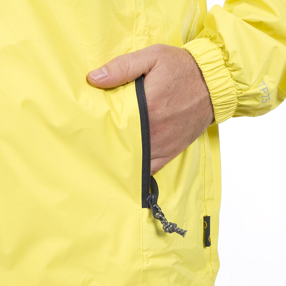 Trespass (Xxs, ) Unisex Waterproof - Qikpac Jacket Yellow