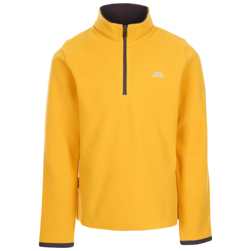 Trespass (9/10, Honeybee) Girls Casual 1/2 Zip Fleece Top - Sybil