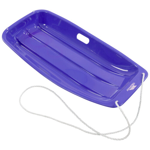 Trespass (EACH, Blue) Trespass Snow Sledge Heavy Duty With Rope 1