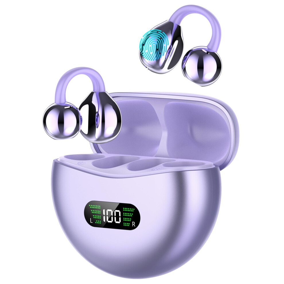 Ai Translation Earbuds With 144 Languages, Openear Clip Design, Bluetooth 5.4, Ipx5, 40H Battery 9073542354192