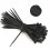 Black Nylon Cable Ties 3x150mm, SelfLocking Zip Ties 100 Pack for Secure Cable Management 4