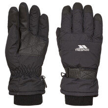 (10-12 Years, Black) Trespass Kids Ski Gloves Gohan II