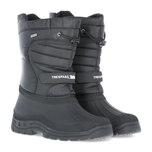 Trespass (11, Black) Trespass Adults Pull On Snow Boots Dodo 1