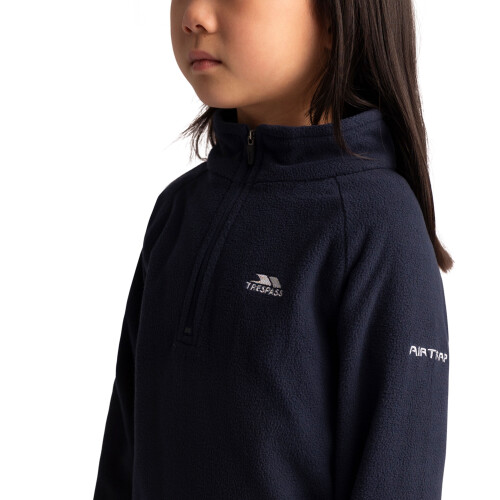 Trespass (5/6, Navy) Trespass Kids Half Zip Fleece - Uliston 2