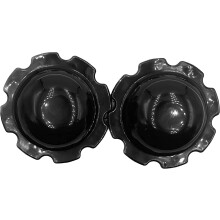 Spa Stopper Caps 2 Pack for SaluSpa Leak Prevention Seal Black Hot Tub Inlet Outlet Plugs