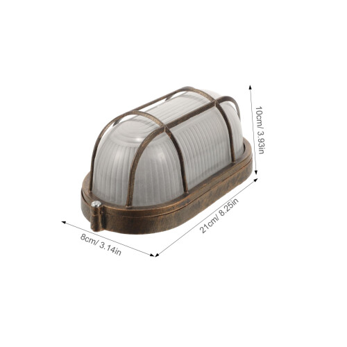 Sauna Light Fixture with Explosionproof Safety, Dustproof Moistureproof E27 LED Steam Room Lamp 1