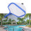 Heavy Duty Swimming Pool Leaf Skimmer Net with Durable Mesh for Fast Debris Removal 2