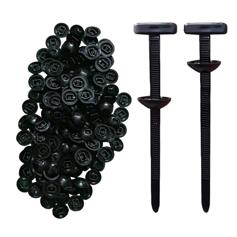 Heavy Duty Nylon Cable Ties For Cars, Selflocking Zip Ties Automotive Fasteners Pack Of 50 9174973933502