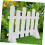 Fence Post Bracket Set  Plastic Fence Base for Garden Border and Patio Railing, Tool Install 4