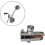 Shower Head Diverter Valve 3Way with Integrated Bracket, Universal 1/2' Connector, ABS RustResistant 5