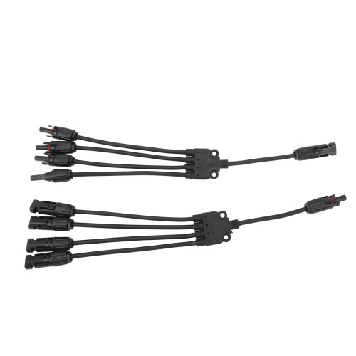 Solar Panel Connectors MC4 Parallel Adapter Kit with Weatherproof IP67 Protection for PV Systems
