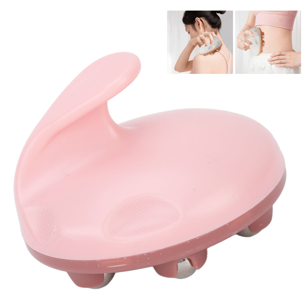 Pink Portable Hand Held Massager 7 Balls 360 Rotatable For Relaxation