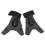 Gants de pêche à LED 300 mAh gris réglables 8