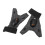 Gants de pêche à LED 300 mAh gris réglables 6