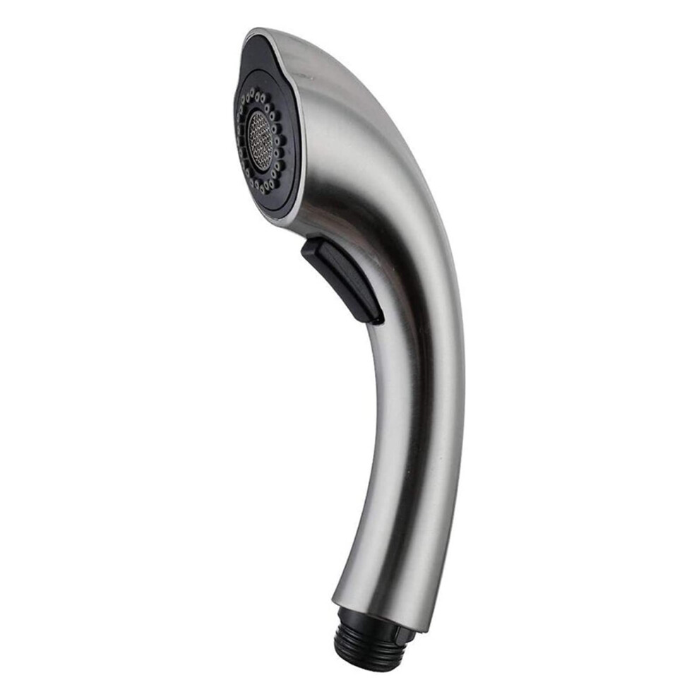 Kitchen Faucet Sprayer Head Replacement Brushed Nickel With Dual Water Flow Modes Rust Resistant 9771547064756
