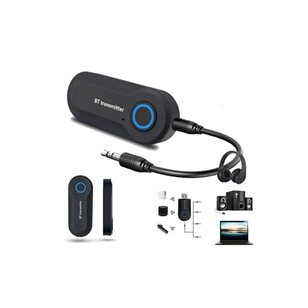 Bluetooth 5.0 Audio Transmitter For Tv Headphones Speakers With Dual Connection And Low Latency 9073542355045