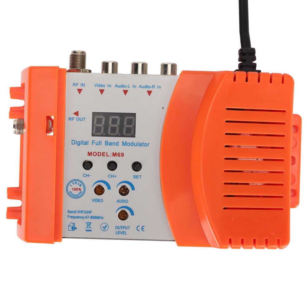 Av To Rf Converter Rf Modulator With Digital Display Vhf Uhf Pal Ntsc For Older Tvs Us Plug 9169991063874