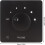 50W Speaker Volume Control Knob with Precise 5Step Adjustment for Home Audio, Black 2
