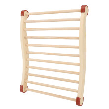 Sauna Backrest Pinewood 40x50cm Ergonomic S Shape Infrared Sauna Lumbar Support with AntiSlip Surface