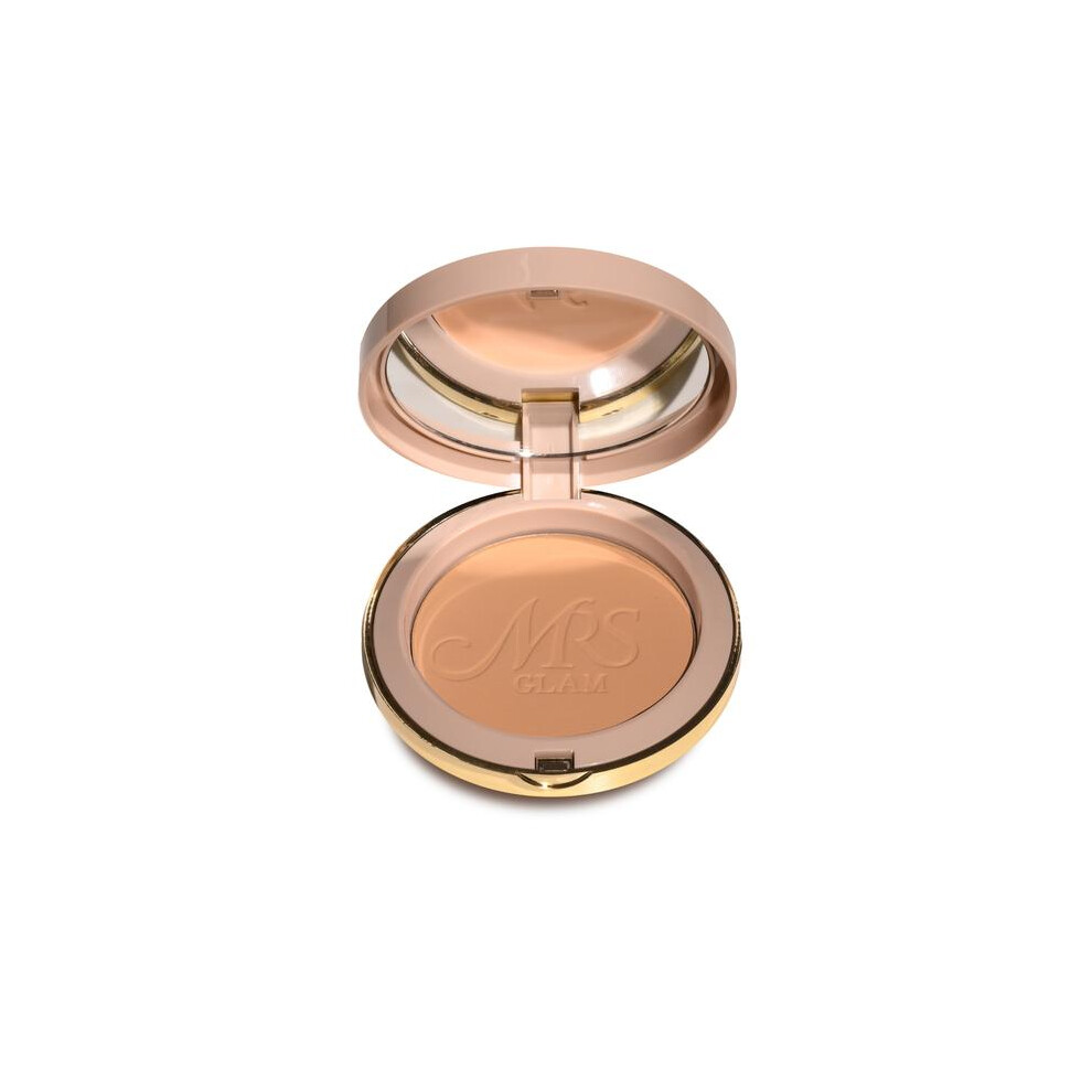 (04 Medium ) Mrs Glam - Glorious Skin Powder Foundation Gold