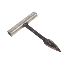 Heavy Duty Oyster Shucking Tool with Ergonomic TShape Grip for Clams and Shellfish Opening