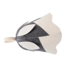 Leaf Shape Felt Sauna Hat for Men and Women, Heat Insulation, Moisture Absorbing Protection