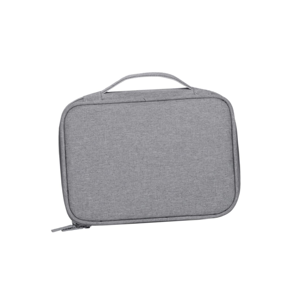 Cable Organizer Bag For Tangle Storage, Electronics Travel Case Usb And Earphone Pouch Grey 9174973935322