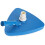 Triangular Pool Vacuum Head with Dual Action Scrubbing and Quick Hose Connection for Easy Cleaning 2