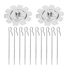 Stainless Steel BBQ Grill Cage with Secure Locking, Kebab Skewer Maker for Chicken Wings and Veggies