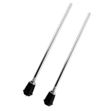 Drum Leg Replacement for Floor Tom with Roller Durable Metal Build and Stable Support