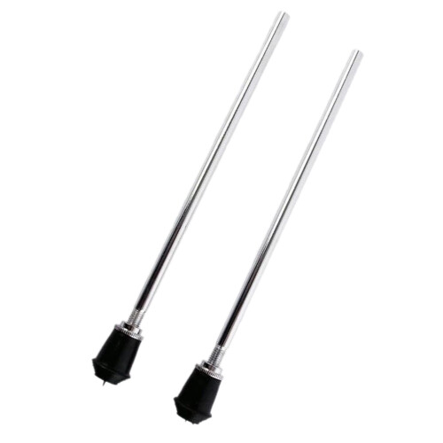 Drum Leg Replacement for Floor Tom with Roller  Durable Metal Build and Stable Support