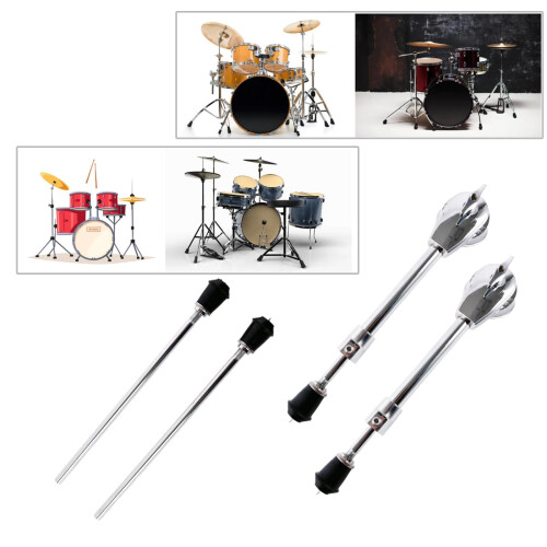 Drum Leg Replacement Set with Durable Metal Construction for Stable Bass Drum Riser Support 1