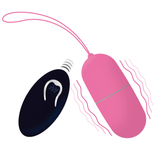INTENSE - FLIPPY I VIBRATING EGG WITH REMOTE CONTROL PINK 1