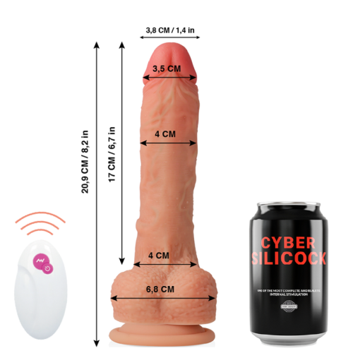 CYBER SILICOCK Vibratore Realistico