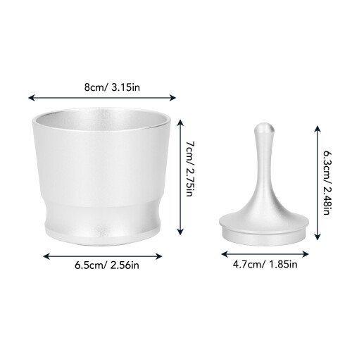 Kaffeepulver-Picker 235 g 51/53/58 mm Silber 1