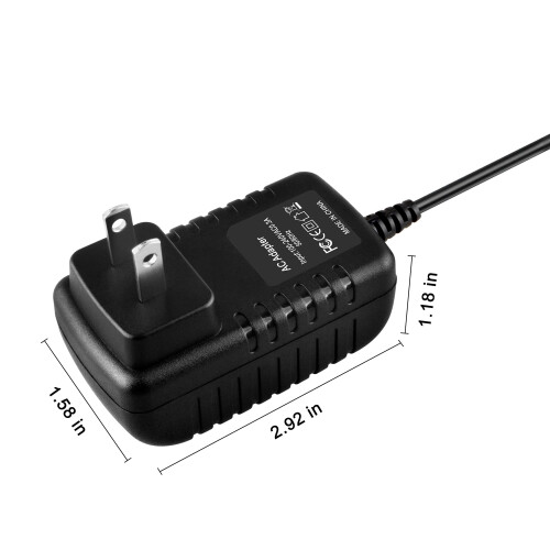 Power Adapter with Wide Voltage Compatibility, 6ft Cable and Overload Protection System for Alesis Nitro Drum Kit 1