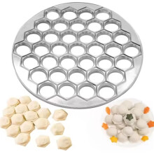 Ravioli Maker Aluminum Alloy 37Hole Dumpling Mold Easy Press and Seal for Multiple Dumpling Types