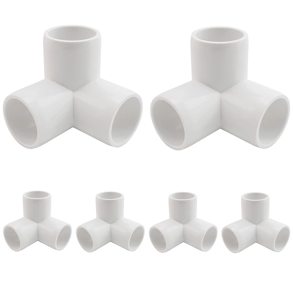 11/4 Inch Pvc 3 Way Elbow Fitting Furniture Grade Connector For Greenhouse And Garden Pack Of 6 9174973938354