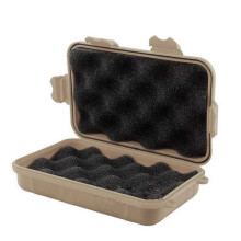 Waterproof Storage Box with Shockproof Cushioning for Survival Gear Camping and Boating Army Green