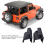 2PCS ABS Soft Top Rear Window Clips for Left/Right Tailgate Bar Holders 7
